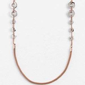 MARC BY MARC JACOBS 'Bolts' Long Station Necklace Rose Gold